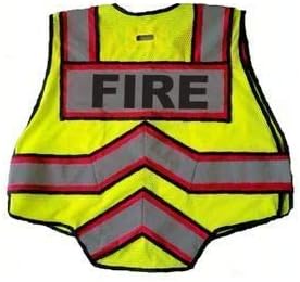 אש נינג'ה - אפוד אש בטיחות אולטרה -ברט | מחלקה 2 רפלקטיבית - ראות גבוהה - רוכסן כפול נפרץ